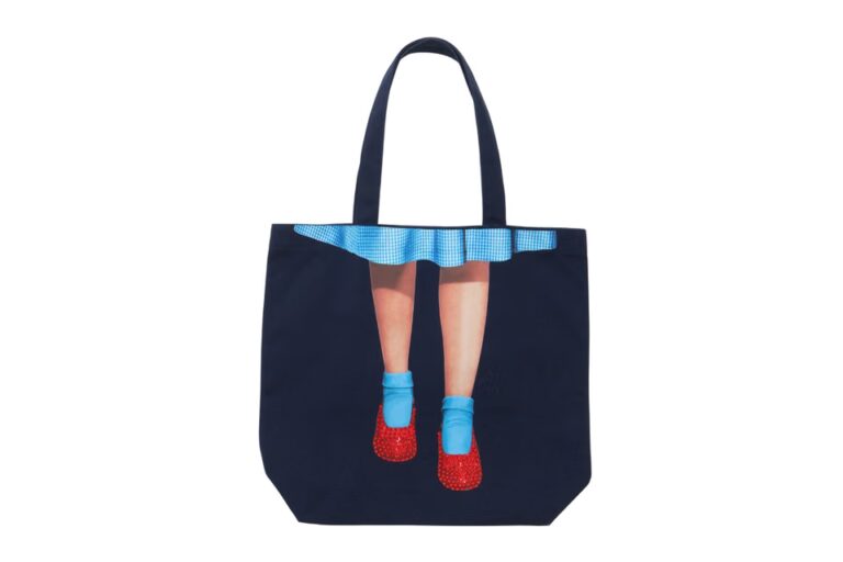 tote kanvas - ilustrasi berita Rhinestone Bertumpuk Hiasi Tote Kanvas The Wizard of Oz dari TSTS